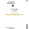 John Deere 410 and 510 Round Balers Technical Manual (TM1194)