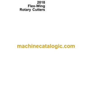 John Deere 1517, 1518 and 2018 Flex-Wing Rotary Cutters Operator's Manual (OMW43402)