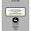 John Deere 1,8m (72 In) Side Discharge, (47 In) 1.8m (72 In) 2,23 (88 In) and 3m (118 In) Rear Discharge Operator's Manual (OMTCU32696)