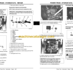 John Deere X495 and X595 Garden Tractors Technical Manual (TM2158)