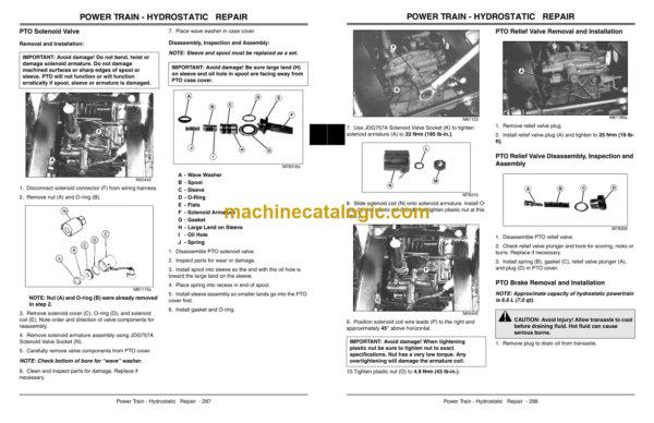 John Deere X495 and X595 Garden Tractors Technical Manual (TM2158)