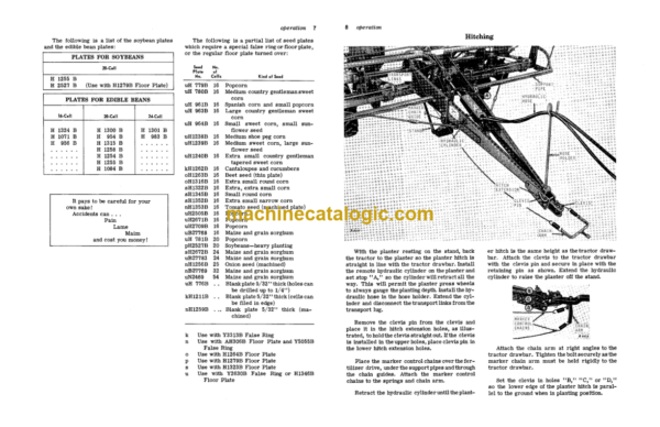 John Deere 494A and 495A Corn Planters Operator's Manual (OMB25384)