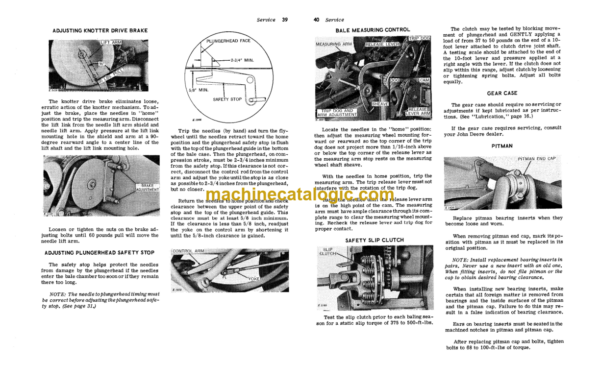 John Deere 24 Series Balers Operator's Manual (OME37222)