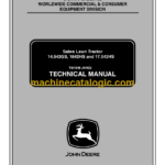 John Deere 14.542GS, 1642HS and 17.542HS Sabre Lawn Tractor Technical Manual (TM1948)