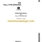 John Deere 32A Pull-Type Sprayer Operator's Manual (OMB25282)
