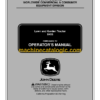 John Deere X495 Lawn and Garden Tractor Operator's Manual (OMM146852B2)