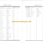 Hitachi CH40 Inner Parts Catalog