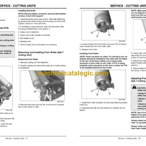 John Deere 7500, 7700, 8500, 8700, 8800, 7500 & 8500 E-Cut Hybrid Lightweight Fairway Mower Operator’s Manual (OMTCU26681)