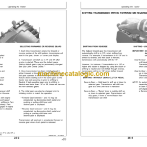 John Deere 8100, 8200, 8300 and 8400 Tractors Operator’s Manual (OMAR162536)