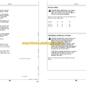 John Deere 350, 370, 550 and 570 Manure Spreaders Operator’s Manual (OMW40692)