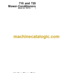 John Deere 710 and 720 Mower-Conditioners Operator's Manual (OME88512)