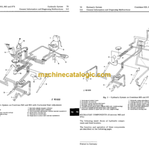 John Deere 925, 935, 945, 955, 965 and 975 Combines Technical Manual (TM4307)