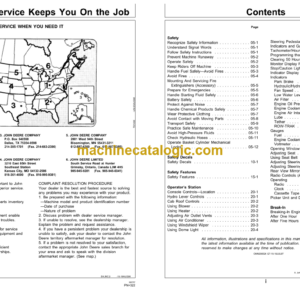 John Deere 9976 Cotton Picker Operator’s Manual (OMN200526)