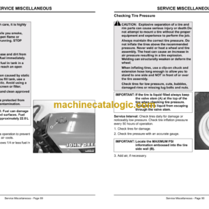 John Deere Model 4100 Compact Utility Tractor with Hydrostatic Transmission Operator’s Manual (OMM134969K7)