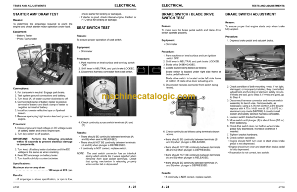 John Deere 1438 Gear 1542 Gear 15.538 Gear 15.538 Automatic 1542 Automatic 15.542 Gear 15.542 Automatic 1642 Gear 1642 Automatic 1646 Automatic 1642 Auto V-Twin 1646 Auto V-Twin Sabre Lawn Tractor Technical Manual (TM-GX10238)