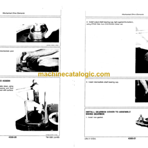 John Deere 890A Excavator Technical Manual (TM1263)