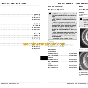 John Deere 100 Series Tractors Technical Manual (TM2328)