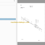 Hitachi Zaxis ZX20UR Hydraulic Excavator Parts Catalog & Equipment Components Parts Catalog