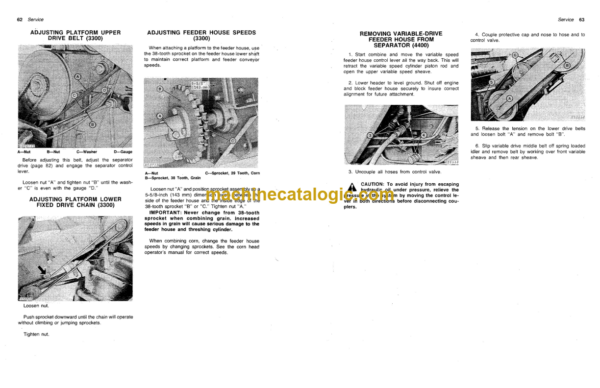 John Deere 3300 and 4400 Combines Operator's Manual (OMH95656)