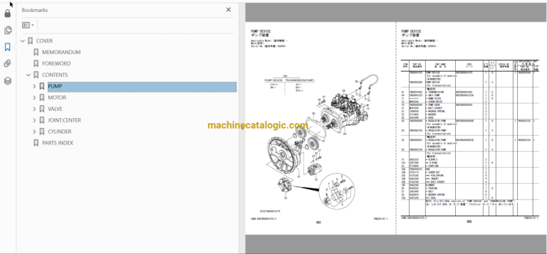 Hitachi ZX160LC-7 Hydraulic Excavator Parts and Equipment