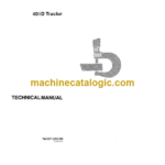 John Deere 401D Tractor Technical Manual (TM1271)