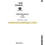 John Deere 4435 Combine Operator's Manual (OMZ91908)