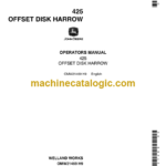 John Deere 425 Offset Disk Harrow Operator's Manual (OMW21469)