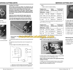 John Deere 2500B and 2500E Hybrid Professional Greensmower Operator’s Manual (OMTCU21984)