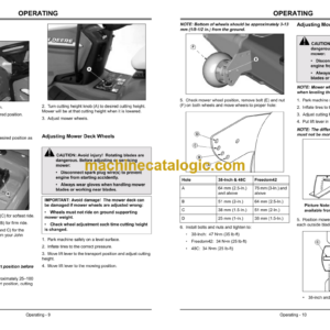 John Deere LT133, LT155 and LT166 Lawn Tractors Operator’s Manual (OMM139992C0)