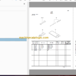 Hitachi Zaxis ZX22U-2 Hydraulic Excavator Parts Catalog & Equipment Components Parts Catalog