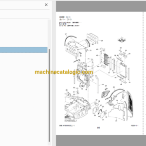 Hitachi ZX30U-5N Hydraulic Excavator Parts Catalog & Engine Parts Catalog & Equipment Components Parts Catalog