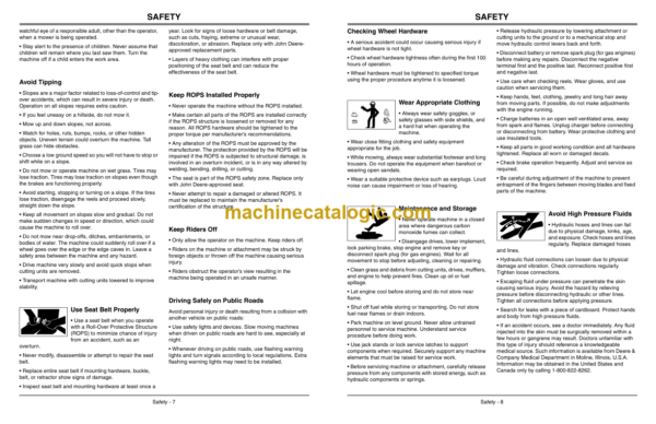 John Deere 2500B and 2500E Hybrid Professional Greensmower Operator's Manual (OMTCU21984)