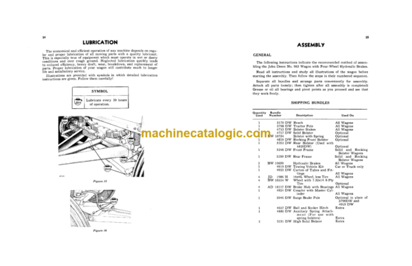 John Deere 963 Wagon With Four-Wheel Hydraulic Brakes Operator's Manual (OMW13645)