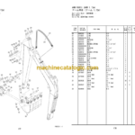 Hitachi ZX35U-5A Hydraulic Excavator China Spec. Parts Catalog