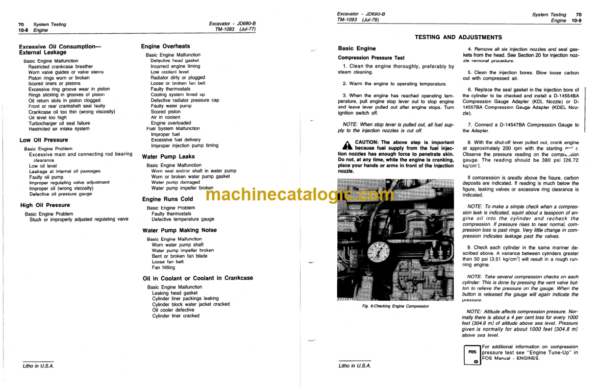 John Deere 690B Excavator Technical Manual (TM1093)