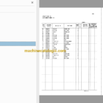 Hitachi EX75URLC-3 Excavator Parts Catalog & Equipment Components Parts Catalog