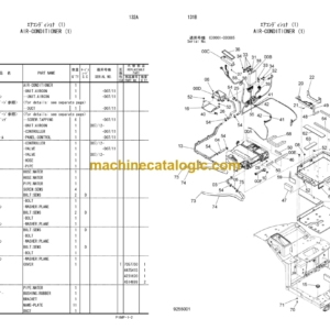 Hitachi ZX30UR-2 ZX30UR-2U Hydraulic Excavator Parts Catalog