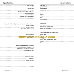 John Deere Z910A, Z920A, Z925A, Z925A EFI, Z930A, Z950A, Z960A, Z970A ZTrak Pro Series Operator’s Manual (OMTCU30355)