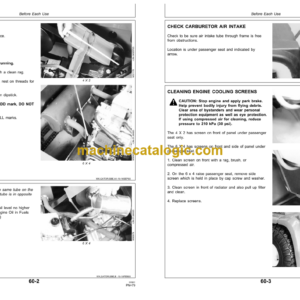 John Deere 4×2 and 6×4 GATOR Utility Vehicle Operator’s Manual (OMM128780)