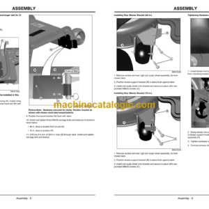 John Deere 13-Bushel Dump From Seat Material Collection System Operator’s Manual (OMTCU29190)