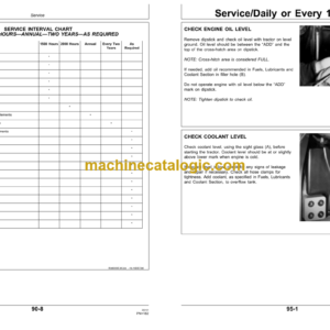 John Deere 8100, 8200, 8300 and 8400 Tractors Operator’s Manual (OMAR116936)