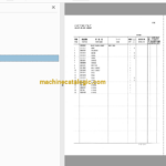 Hitachi EX75URLC-3 Excavator Parts Catalog & Equipment Components Parts Catalog