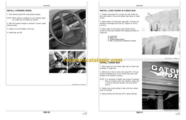 John Deere 4x2 and 6x4 GATOR Utility Vehicle Operator's Manual (OMM128780)