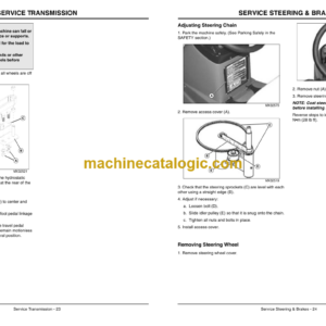 John Deere 1200 Hydro Bunker Rake Operator’s Manual (OMTCU27194)