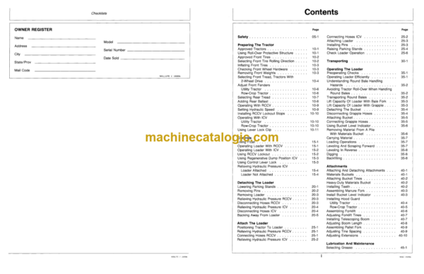 John Deere 265 Farm Loader Operator's Manual (OMW37959)