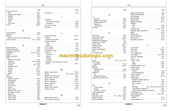 John Deere 8100, 8200, 8300 and 8400 Tractors Operator's Manual (OMAR116936)