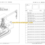 Hitachi CH40-2 Crawler Carrier (TM-22ZCH Hydraulic Crane) Parts Catalog