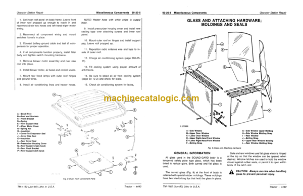 John Deere 4440 Tractor Technical Manual (TM1182)