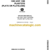 John Deere 1260 and 1280 Planters (PLATE OR PLATELESS) Operator's Manual (OMB25490)