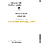 John Deere 410D and 510D Backhoe Loader Operator's Manual (OMT143669)